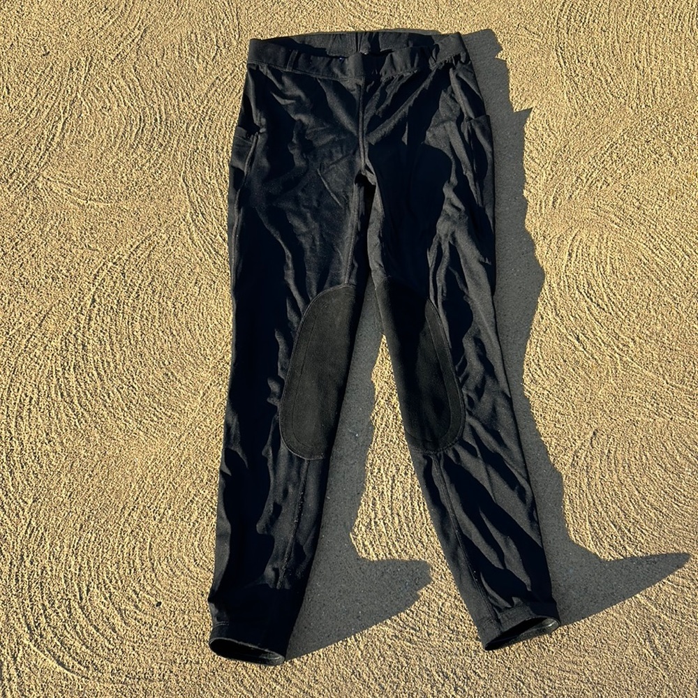 Baleaf Black Tapered Riding Pants with Knee Pads Size Medium
